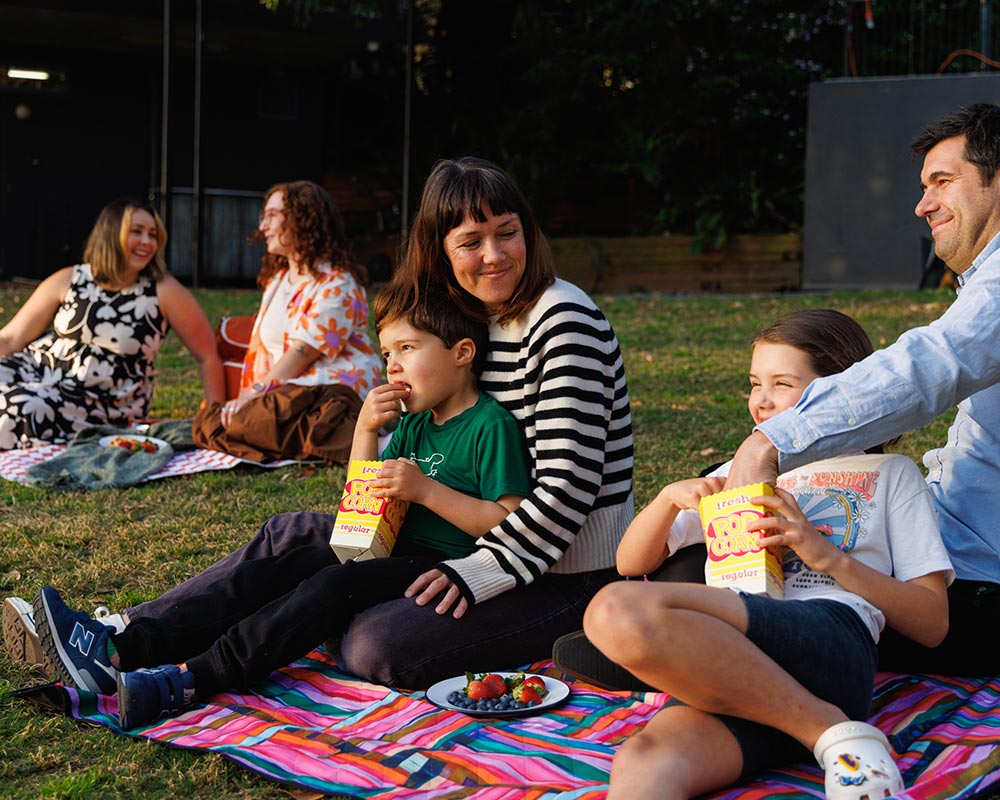 Bring your own snacks or purchase food on the night