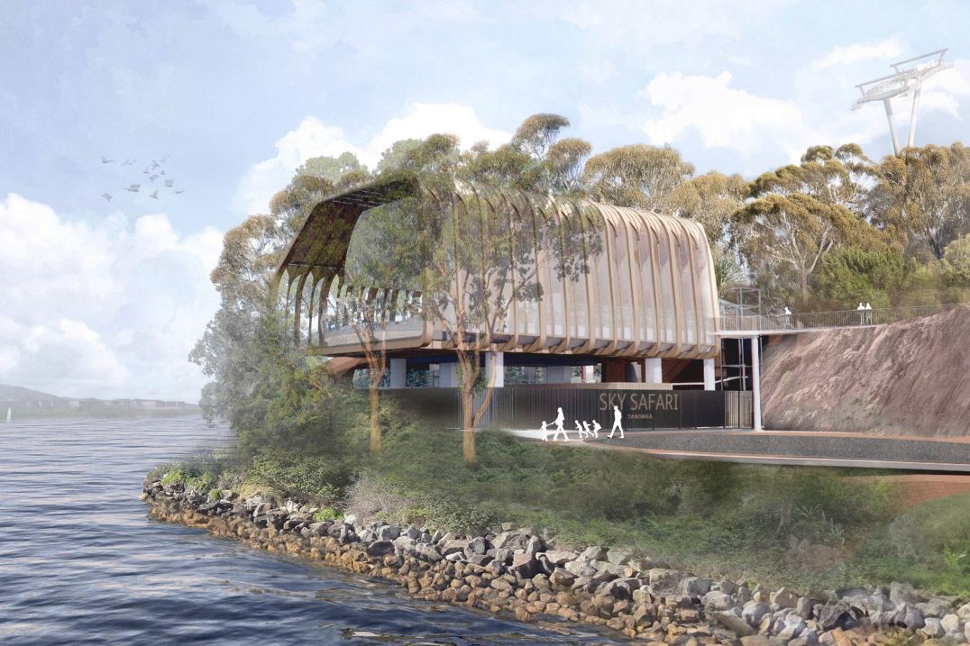 Sky Safari Lower Station Concept illustration