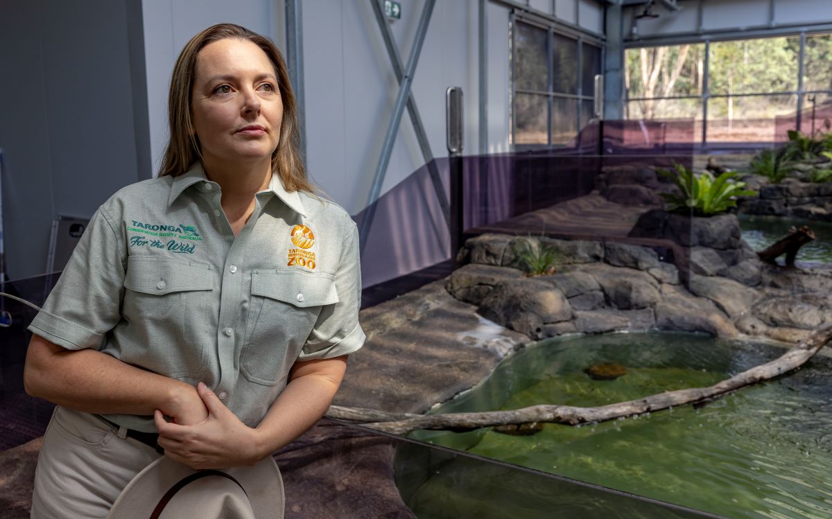 Dr Phoebe Meagher at Platypus Rescue HQ